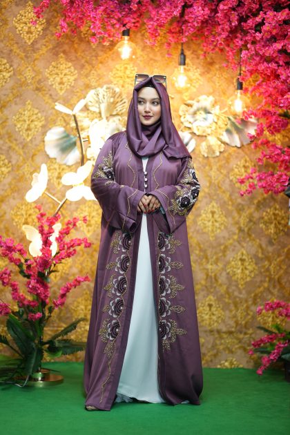 Karchupi Work Abaya Borkha